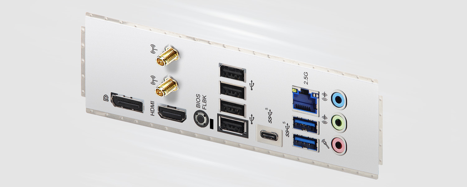 Pre-Installed IO Shield